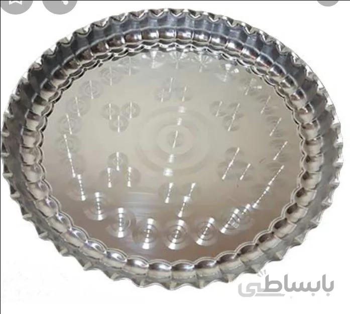 سینی استیل لب کنگره سایز 70