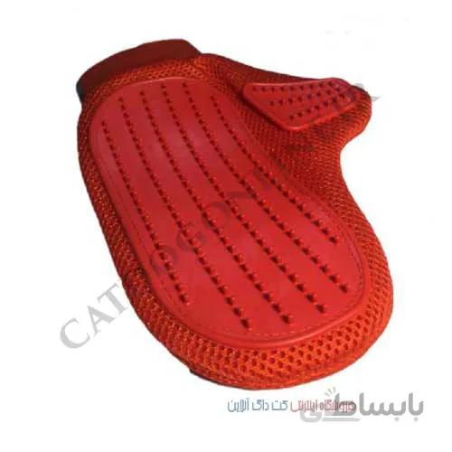 دستکش ماساژور و جمع کننده موهای پت