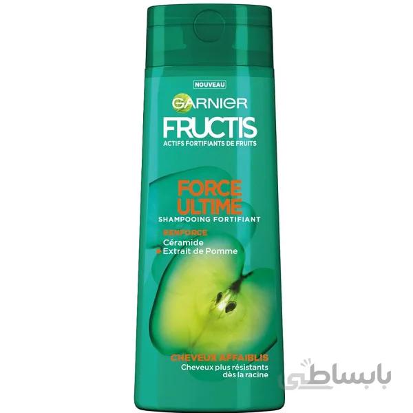 شامپو تقویت کننده موی سیب گارنیر GARNIER سری FRUCTIS مدل ULTIME FORCE حجم 250 میل