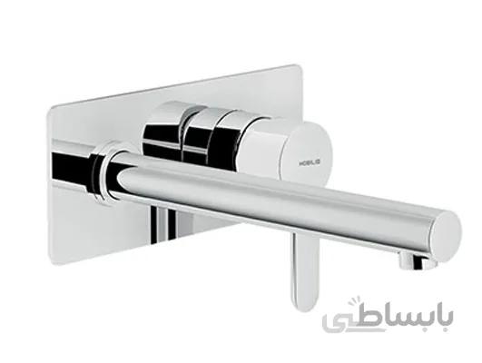 شیرآلات توکار نوبیلی مدل ABC (روشویی توکار باصفحه (قالپاق)*بدون مغزی)