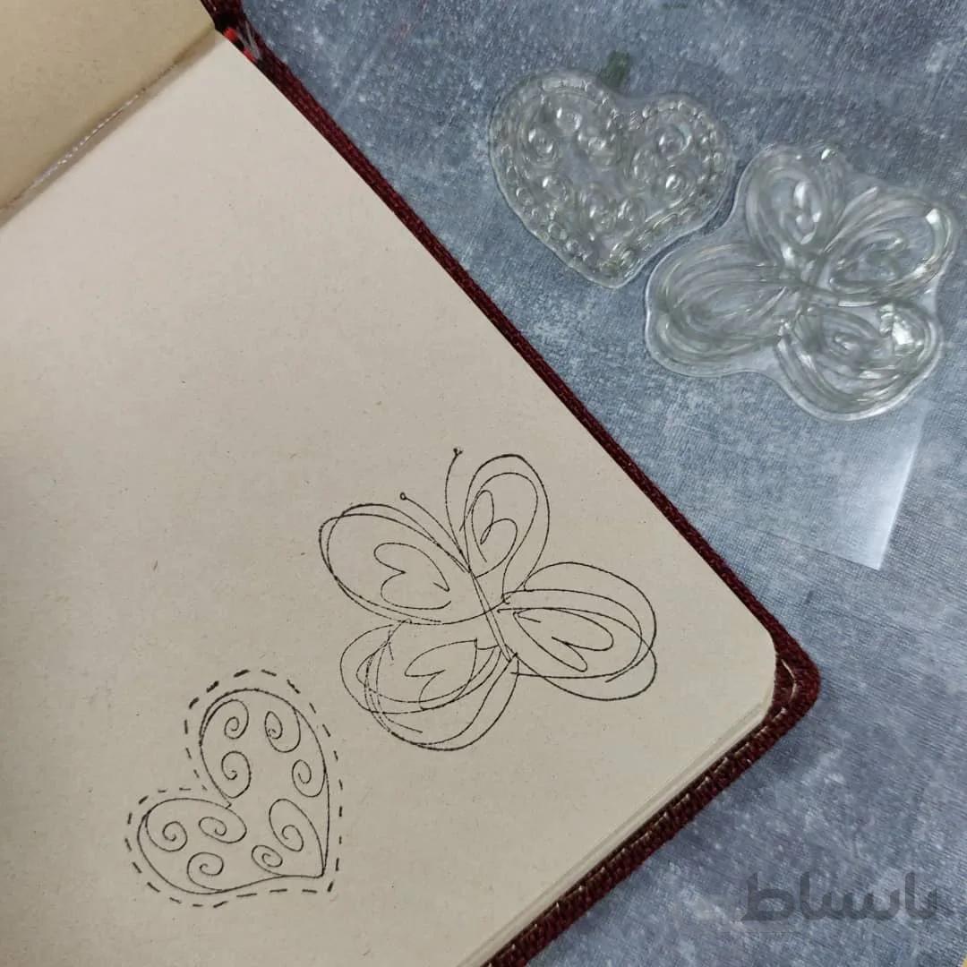 مهر سیلیکونی - قلب 01