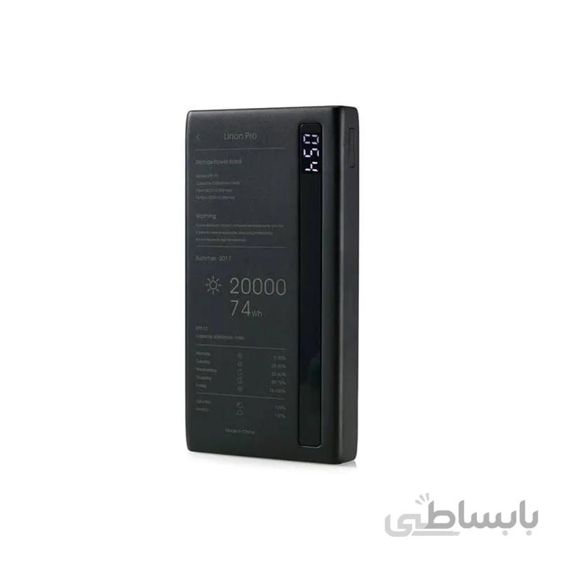 شارژر همراه ریمکس مدل RPP-73 Linon Pro ظرفیت 20000 میلی آمپر ساعت ا Remax RPP-73 Linon Pro 20000mAh PowerBank