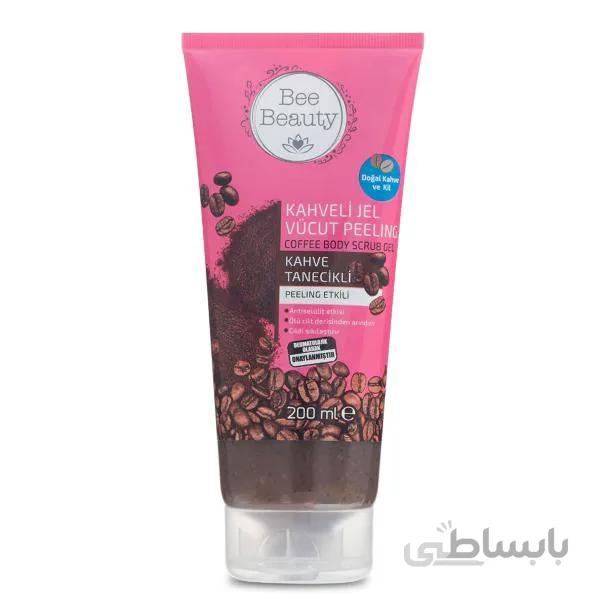 اسکراب ژلی قهوه مخصوص بدن بی بیوتی body scrub gel