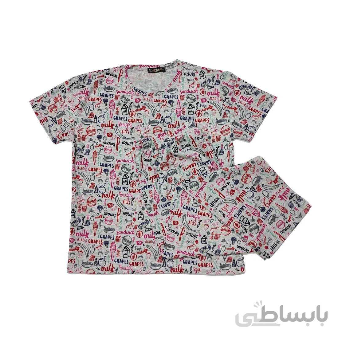 ست تیشرت و شلوار زنانه کد 03
