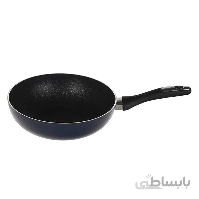 تابه وک سایز 25 گرانیتا سرمه ای زرساب کد GT-278S