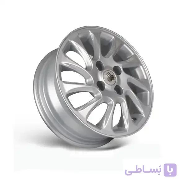 رینگ چرخ نقره ای کوئیک X212 سایز 14 اینچ