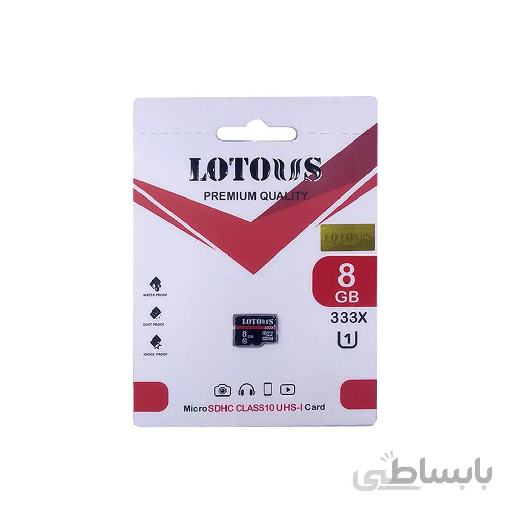 مموری Micro لوتوس مدل Lotous CL10 333X ظرفیت 8 گیگابایت