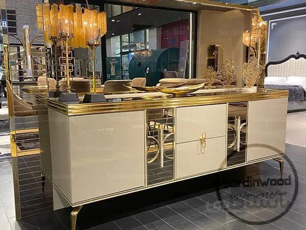 میز کنسول آینه ای زیبا