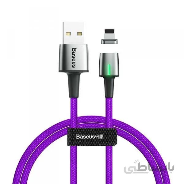 کابل تبدیل usb به لایتنینگ برند بیسوس مدل magnetic light