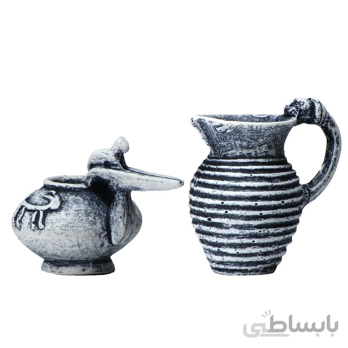 مجسمه چراغ پی سوز و کوزه