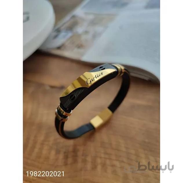 دستبند مردانه چرمی کارتیر