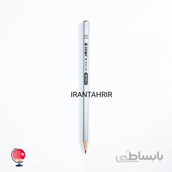 مداد مشکی متالیک آریا نقره ای