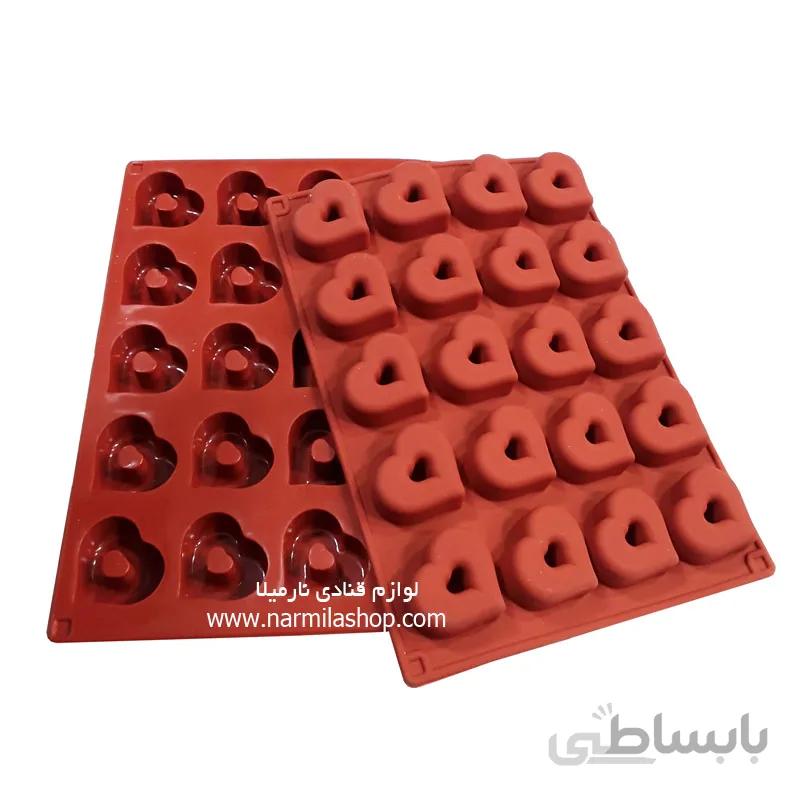 قالب مینی دونات قلب