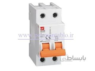 کلید مینیاتوری (mcb) دو پل / دو فاز 25 آمپر ، LS