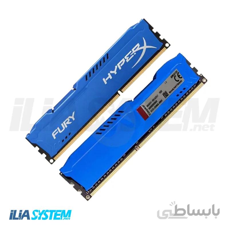 رم کامپیوتر کینگستون مدل HyperX Fury DDR3 1600MHz CL10.Black Board ظرفیت 8 گیگابایت _ RAM