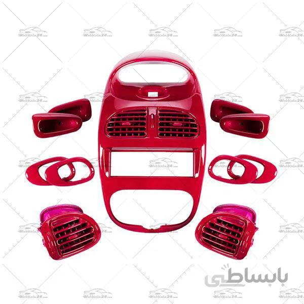 ست دکوراتيو پژو 206 طرح پيانویی قرمز