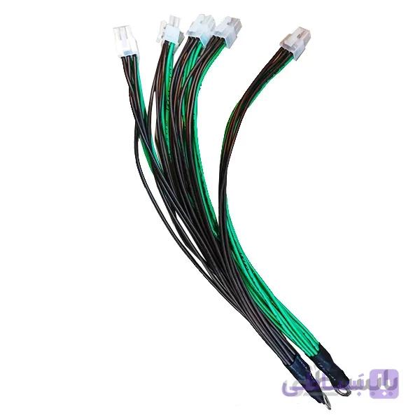 دسته سیم اتصال پاور به هشبرد ماینر 5 سر سوکت