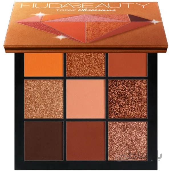 پالت سایه چشم هدی بیوتی اصل | مدل Topaz Obsessions (یاقوت زرد) ا HUDA BEAUTY Topaz Obsessions Eyeshadow Palette
