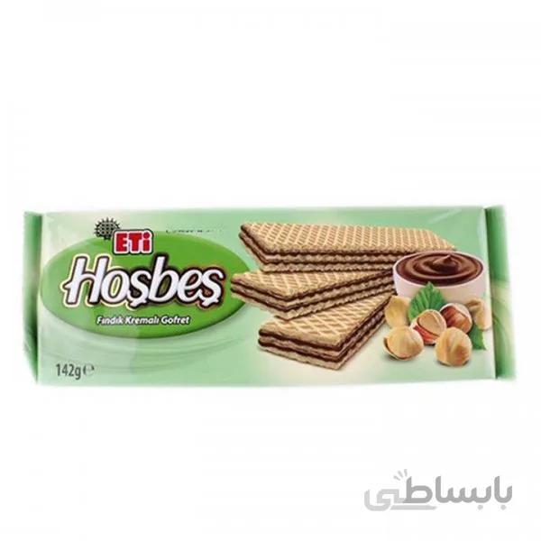ویفر اتی هوش بش با کرم کاکائو فندقی 142 گرم