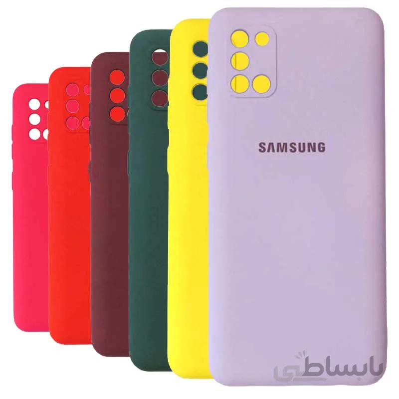 قاب سیلیکونی محافظ لنزدار زیربسته سامسونگ Samsung A31