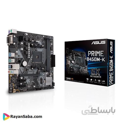 مادربرد ایسوس مدل PRIME B450M-K ا Asus PRIME B450M-K Motherboard