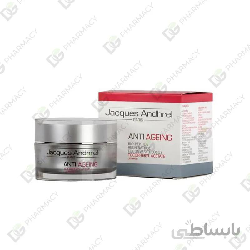 کرم ضد چروک ژاک آندرل حجم 30 میل ا Jacques Andhrel Anti Ageing Cream 30ml