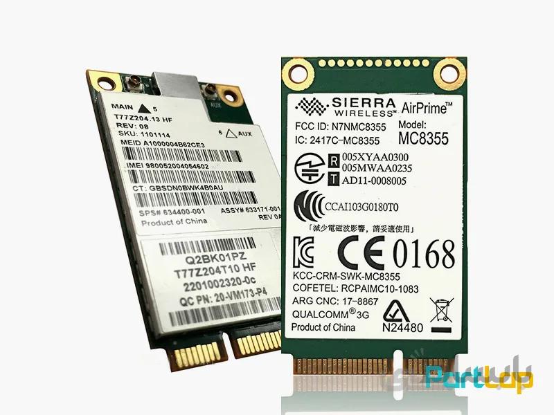 ماژول WWAN سیم کارت لپ تاپ اچ پی مدل MC8355