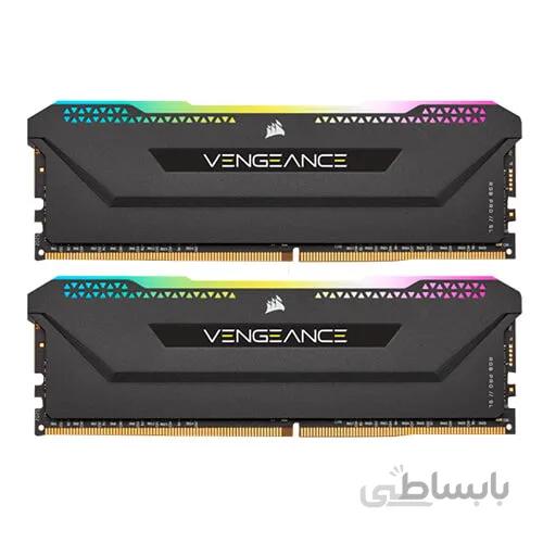 رم کامپیوتر Corsair VENGEANCE RGB PRO SL 16GB (8x2) 3600MHz CL18