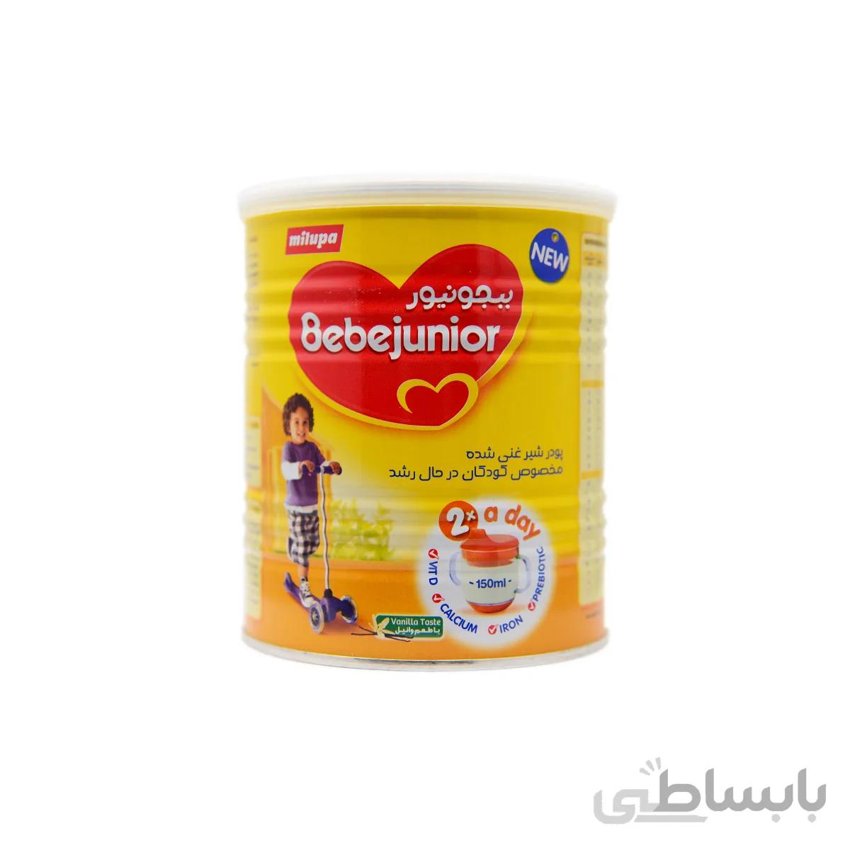 شیر خشک ببلاک ببجونیور میلوپا مناسب کودکان در حال رشد 400 گرم ا Milupa Bebejunior Milk Powder 400 g