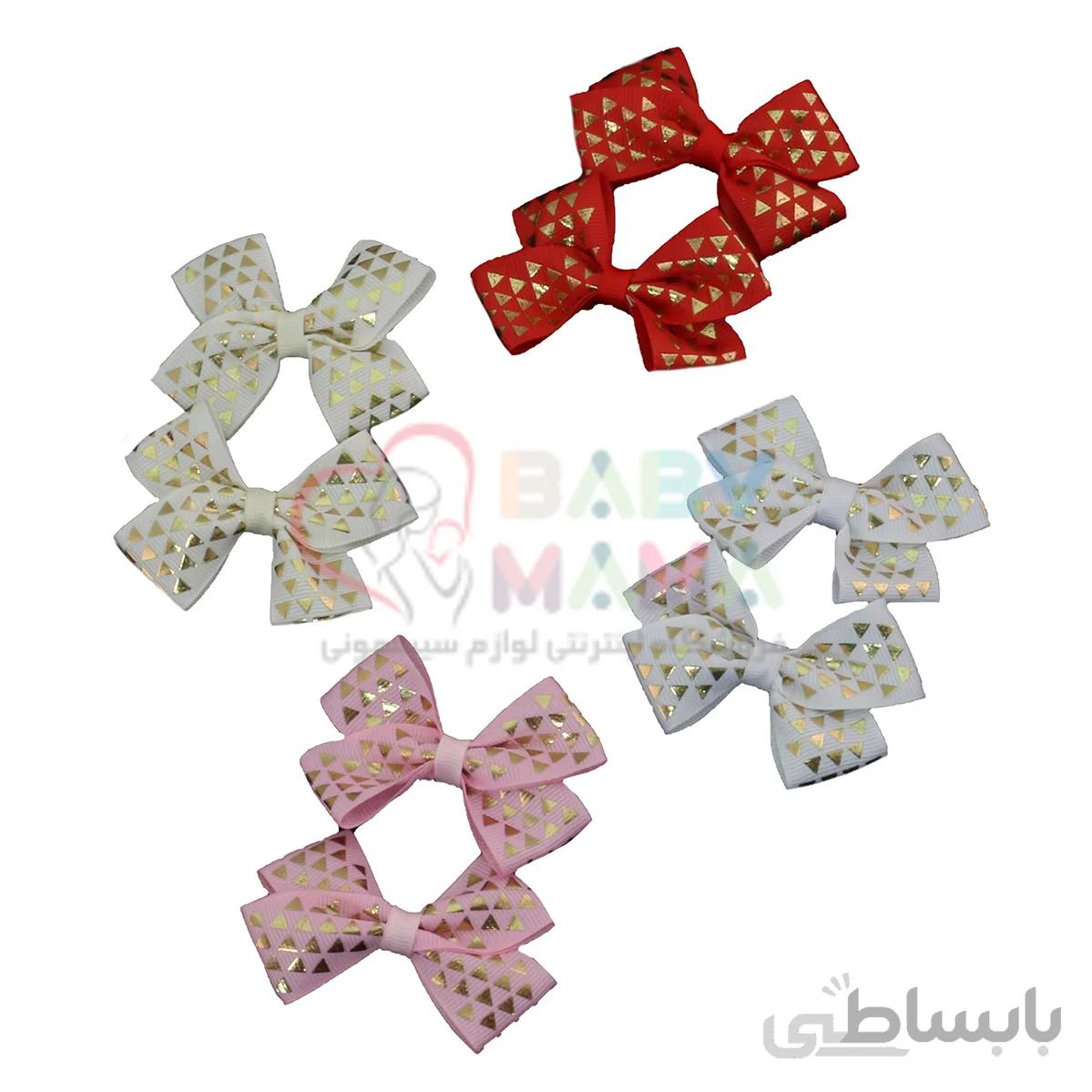 گیره سر نوزادی طلا کوب