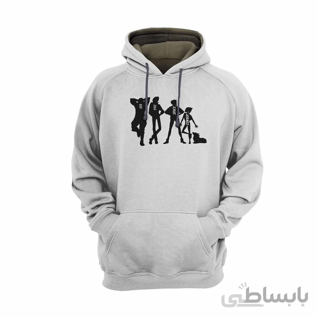 هودی سفید طرح انیمه کابوی بیباپ Cowboy Bebop کد KCT10460 کد 284918