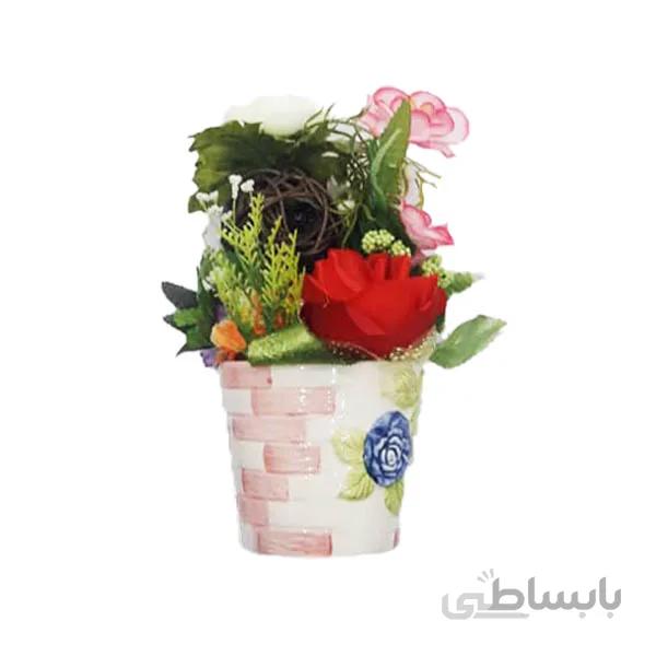 وب کم مدل گلدان گل
