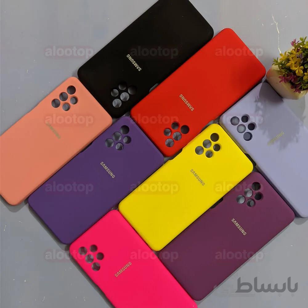 قاب سیلیکونی محافظ لنز دار اورجینال سامسونگ Galaxy A32 5G (اصلی)