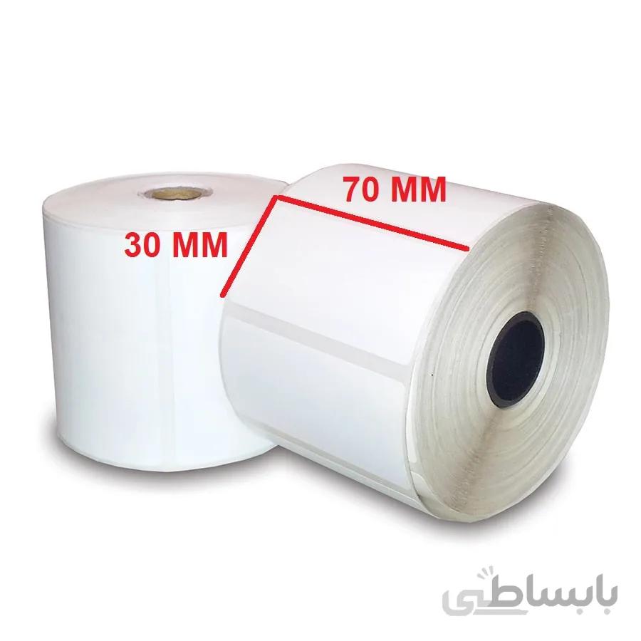 لیبل برچسب کاغذی تک ردیف 1000 عددی 70*Paper Label 30