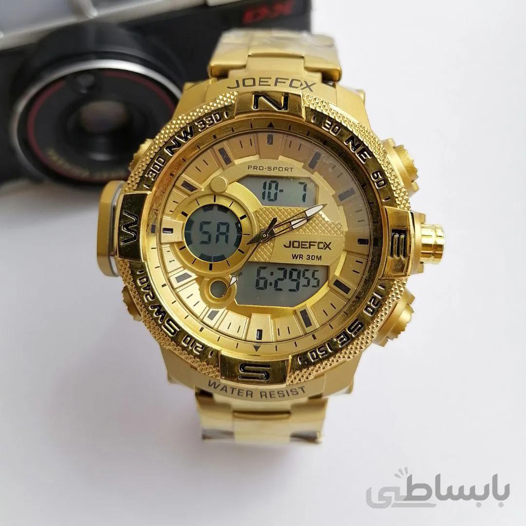 ساعت مردانه دوزمانه جیفوکس