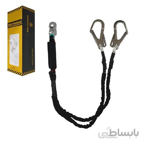 لنیارد طنابی سه سر قلاب ضد شوک برند البرز پوشش مدل A114
