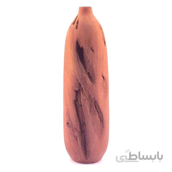 گلدان چوبی ارتفاع ۲۰ سانتی متر (کد ۲۶)