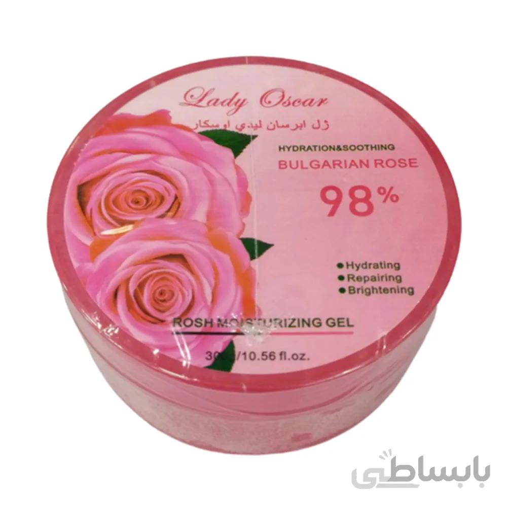 ژل آبرسان و هیدرودرمی لیدی اسکار عصاره گل سرخ ۲۰۲۰
