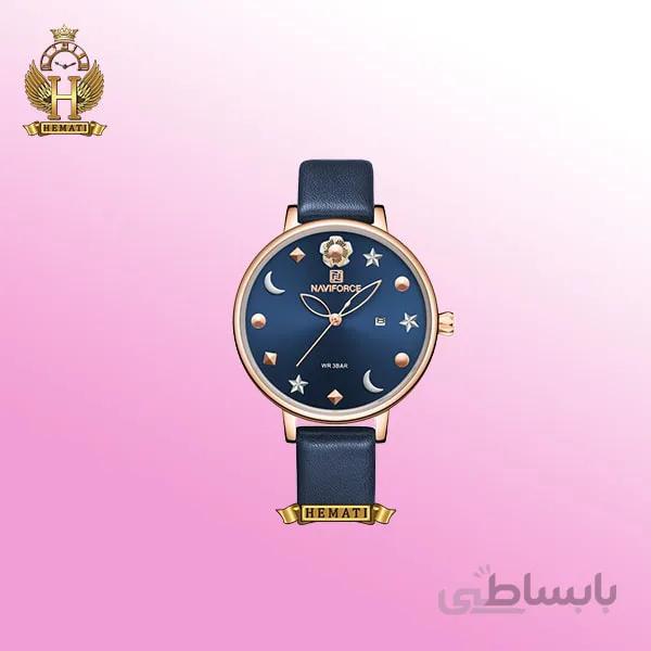 ساعت مچی زنانه نیوی فورس Naviforce NF5009L بند چرم