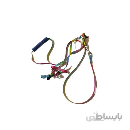 قلادی کمری سگ طرح رنگین کمان