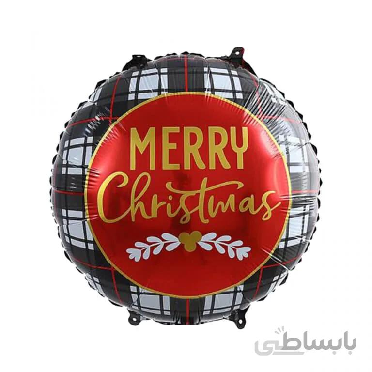 بادکنک فویلی Merry Christmas مدل STCH249