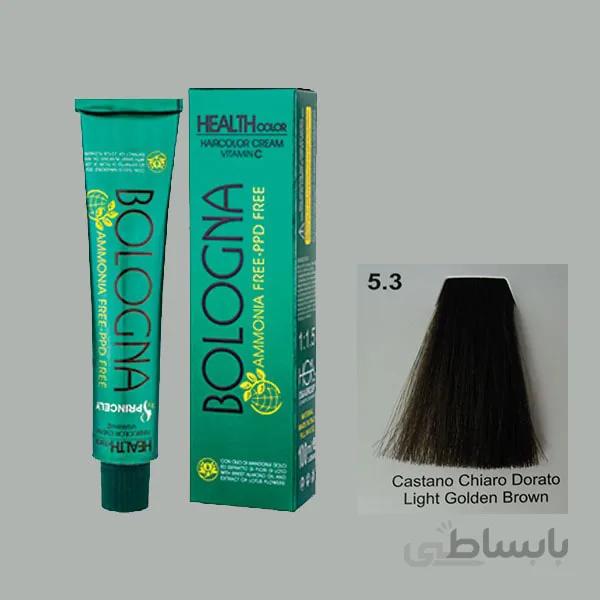 رنگ مو بلونیا قهوه ای طلایی روشن شماره 5.3