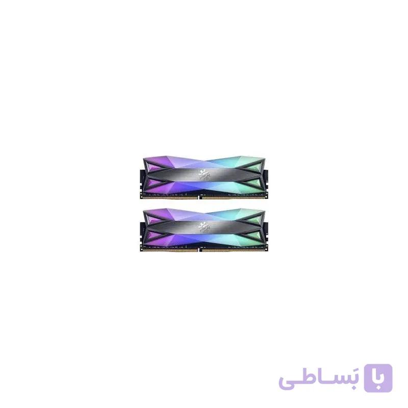 رم کامپیوتر دو کاناله DIMM ای دیتا مدل XPG SPECTRIX D60 با فرکانس 3600 مگاهرتز ظرفیت 16 گیگابایت