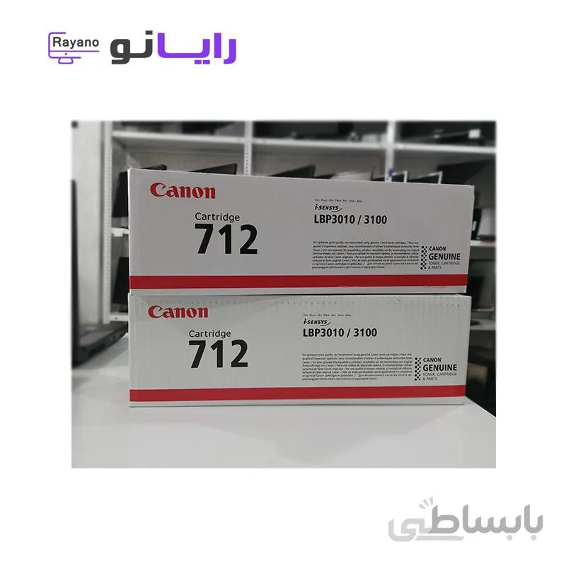 تونر مشکی Canon 712