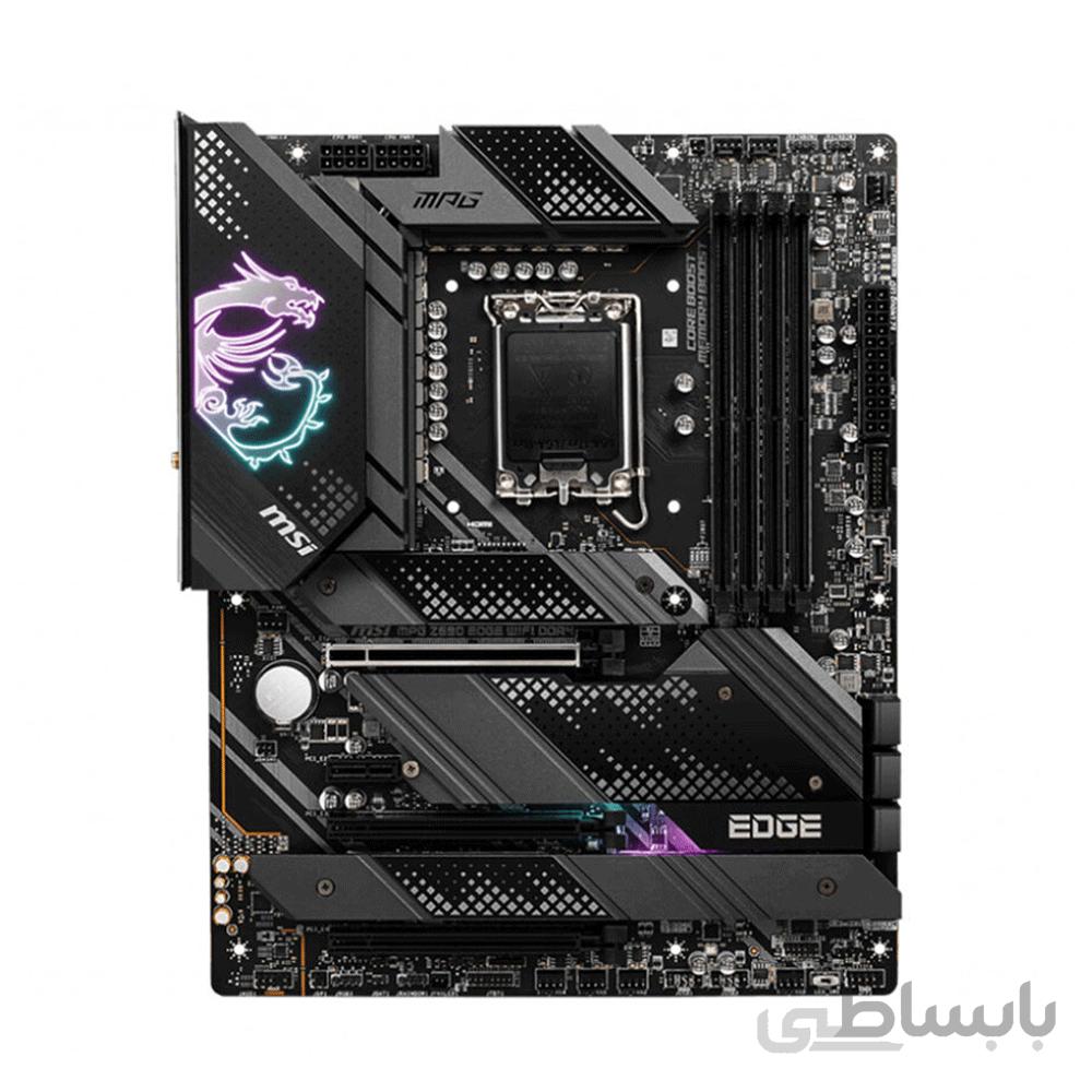 مادربرد ام اس آی MAG Z690 EDGE WIFI DDR4 سوکت 1700 ا MSI MAG Z690 EDGE WIFI DDR4 LGA1700 12th Gen ATX Motherboard