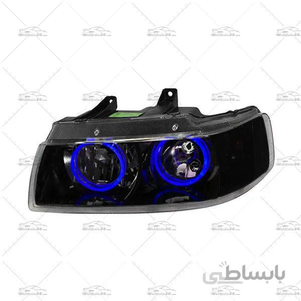 چراغ جلو اسپرت سمند طرح سه بعدی آبی ا 3D Blue Front Light For Samand Headlights