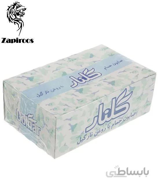 صابون گلنار مدل سبز بسته 6 عددی