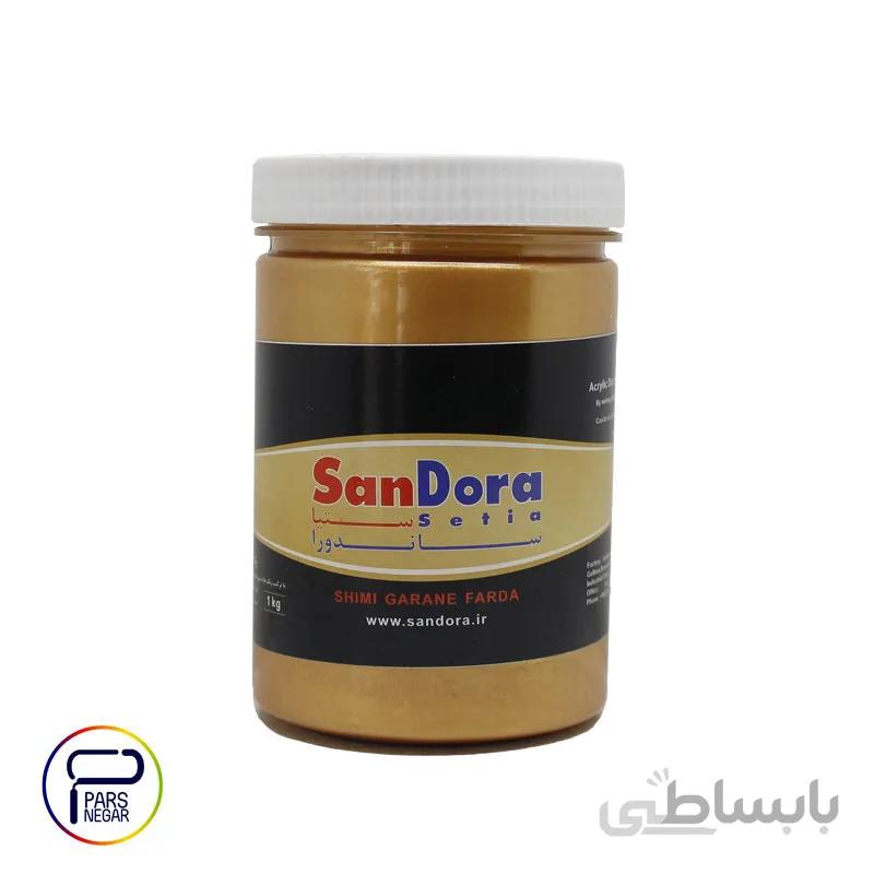 مادر رنگ اکریلیک پایه آب طلایی تیره ساندورا ۱کیلویی