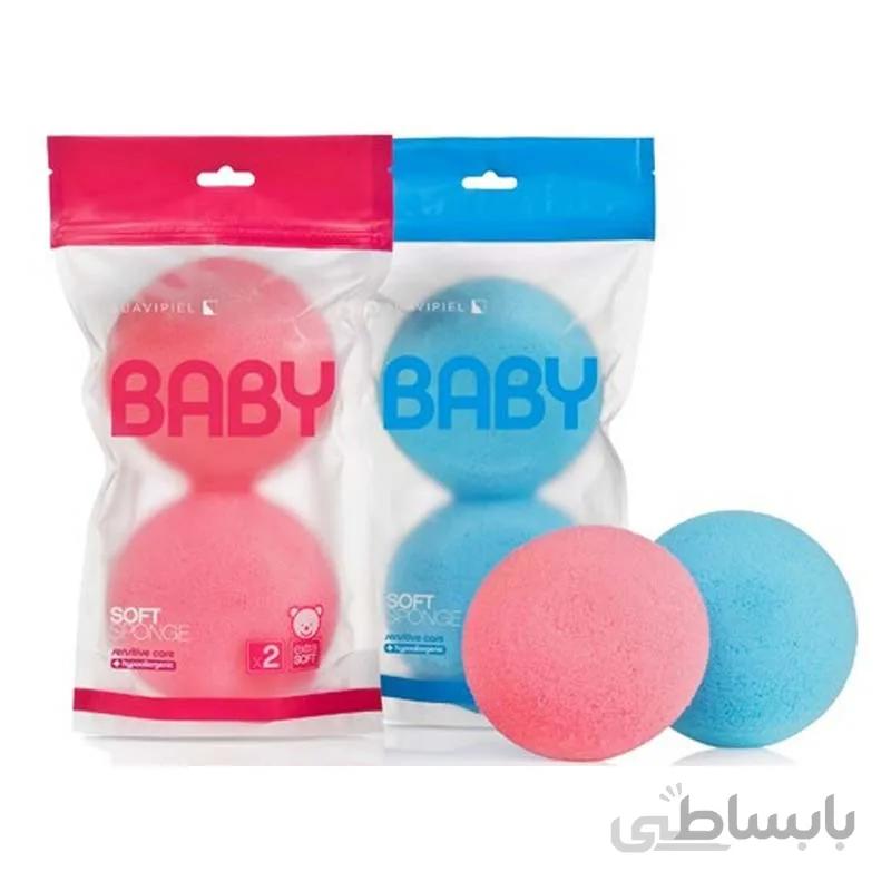 لیف اسفنجی شستشوی بدن نوزاد سواوی پیل سافت Suavipiel baby