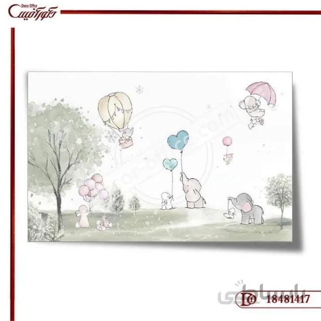 کاغذ دیواری سه بعدی کودکانه 1417 ا Children's 3D wallpaper 1417